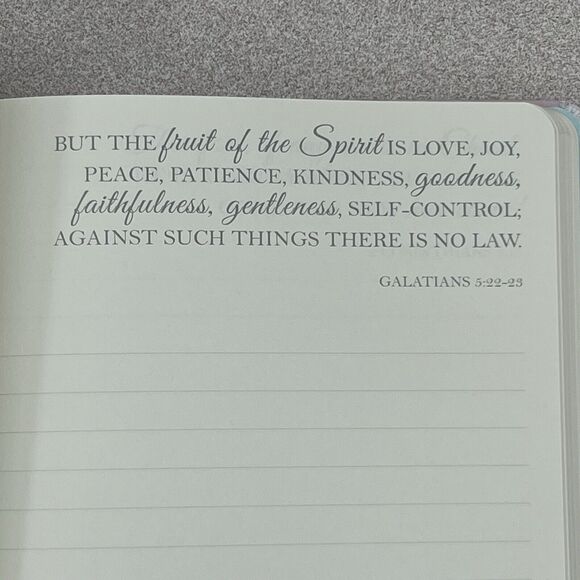 Eccolo Be Still And Know That I Am God Hardcover Notebook Journal Lined Floral - Picture 9 of 11